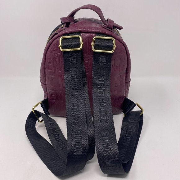 Steve Madden burgundy backpack - Picture 2 of 14